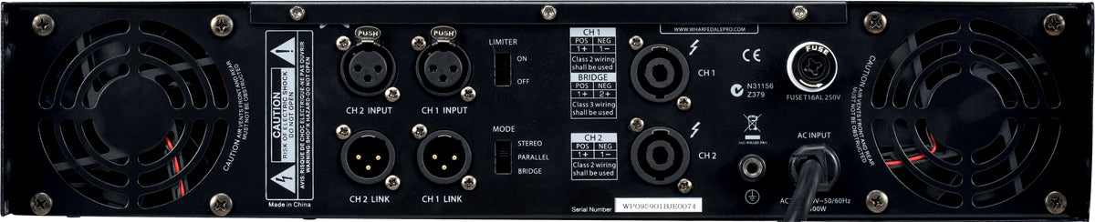 Wharfedale Pro CPD1600 forsterker